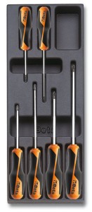 WKŁAD PROFILOWANY TWARDY Z ZESTAWEM 6 WKRĘTAKÓW BETA GRIP, 1262, PH0-PH2, MODEL 2424/T202
