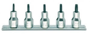 KOMPLET NASADEK 920RTX, T20-T40, 5 SZTUK, NA SZYNIE METALOWEJ, MODEL 920RTX/SB5