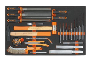 WKŁAD PROFILOWANY MIĘKKI DO ZESTAWU NARZĘDZI 2450/M230, PUSTY, MODEL 2451/MV230