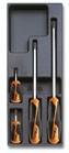 WKŁAD PROFILOWANY TWARDY Z ZESTAWEM 4 WKRĘTAKÓW BETA GRIP, 1262-1262N, MODEL 2424/T204