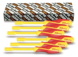 KOMPLET KLUCZY NASADOWYCH W IZOLACJI DO 1000V, 5,5-13MM, 6 SZTUK, W KARTONIE, MODEL 943MQ/S6