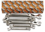 KOMPLET KLUCZY PŁASKO-OCZKOWYCH DŁUGICH 42LMP, 8-22 MM, 14 SZTUK, W KARTONIE, MODEL 42LMP/S14