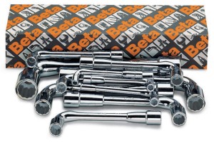 KOMPLET KLUCZY KĄTOWYCH DWUSTRONNYCH 932, 6-22MM, 11 SZTUK, W KARTONIE, MODEL 932/S11