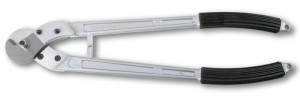 NOŻYCE DO CIĘCIA KABLI, RAMIONA POKRYTE TWORZYWEM TERMOPLASTYCZNYM, MODEL 1104, 600MM