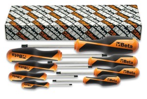 KOMPLET WKRĘTAKÓW Z KOŃCÓWKĄ TRZPIENIOWĄ SZEŚCIOKĄTNĄ BETAGRIP 1256ES, 1,5-8MM, 8 SZTUK, W KARTONIE, MODEL 1265ES/S8