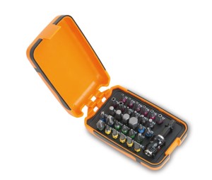 ZESTAW KOŃCÓWEK WKRĘTAKOWYCH 860 Z UCHWYTEM SZYBKOMOCUJĄCYM 882MSR/50, 31 ELEMENTÓW, W PUDEŁKU Z TWORZYWA SZTUCZNEGO, MODEL 860MIX/A31