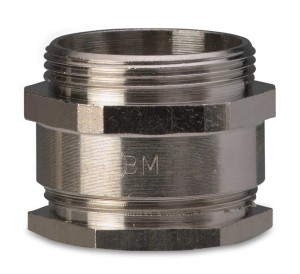 DŁAWIK MOSIĘŻNY NIKLOWANY IP54, GWINT G 2 1/2, ZAKRES PRZEWODÓW ŚR55-57 MM, OPAKOWANIE 3 SZTUKI MODEL BM24592