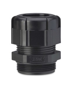 DŁAWIK KABLOWY IP68 Z DŁUGIM GWINTEM, GWINT M 63X1,5, CZARNY RAL 9005, Z USZCZELKĄ, OPAKOWANIE 3 SZTUK MODEL BM4963LN