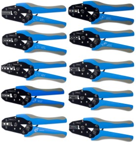 SZCZYPCE DO ZACISKANIA KOŃCÓWEK KABLOWYCH, IZOLOWANYCH 0,25-6MM2 ( AWG 22-10), 220MM MODEL BM534