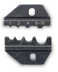 MATRYCA DO ZACISKANIA KOŃCÓWEK NIEIZOLOWANYCH, 0,25-6 MM2, DO 1661 MODEL BM535D