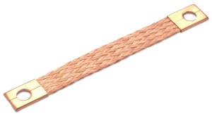 SZYNA UZIEMIAJĄCA MIEDZIANA ELASTYCZNA CYNOWANA, PLECIONKA, OBUSTRONNIE ZAPRASOWANA NA ŚRUBĘ, 16 MM2, 660 MM,  ŚR8, 16-8 L660, OPAKOWANIE 25 SZTUK MODEL BM61166