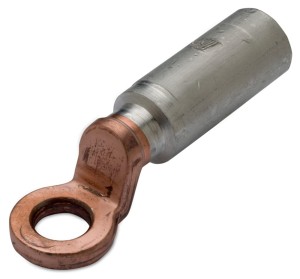 KOŃCÓWKA KABLOWA OCZKOWA BIMETALOWA AL-CU, 240/13, 240 MM2, ŚR13, DIN 48201, OPAKOWANIE 10 SZTUK MODEL BM70609