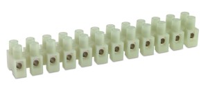 LISTWA ZACISKOWA ŚRUBOWA, 10P, 10 MM2, POLAMID, KOLOR NATURALNY, OPAKOWANIE 100 SZTUK MODEL BM95/10