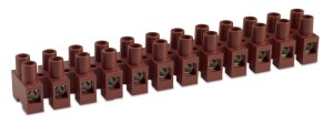 LISTWA ZACISKOWA ŚRUBOWA, 7P, 6 MM2, Z OCHRONĄ PRZEWODU, POLAMID, KOLOR NATURALNY, OPAKOWANIE 100 SZTUK MODEL BM95CS7