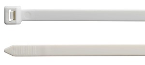 OPASKA KABLOWA, SAMOGASNĄCA, 150X3,6 MM, BIAŁA, OPAKOWANIE 100 SZTUK MODEL BMB1536V0