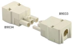 WTYK SZYBKOZŁACZKI ELEKTRYCZNEJ, 3P, 2,5 MM2, BIAŁY, OBUDOWA BIAŁA, PA6.6, OPAKOWANIE 50 SZTUK MODEL BMB9033