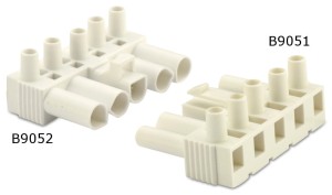 GNIAZDO SZYBKOZŁACZKI ELEKTRYCZNEJ, 5P, 2,5 MM2, BIAŁE, BEZ OBUDOWY, PA6.6, OPAKOWANIE 50 SZTUK MODEL BMB9052