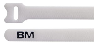 OPASKA KABLOWA RZEPOWA, 229X19, PE-PA, BIAŁA, OPAKOWANIE 10 SZTUK MODEL BMBV2319