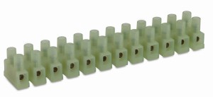 LISTWA ZACISKOWA ŚRUBOWA, 12P, 2,5 MM2, Z OCHRONĄ PRZEWODU, POLAMID, KOLOR NATURALNY, OPAKOWANIE 50 SZTUK MODEL BMN9201CS