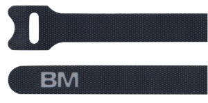 OPASKA KABLOWA RZEPOWA, 229X12,7, PE-PA, CZARNA, OPAKOWANIE 10 SZTUK MODEL BMNV2312