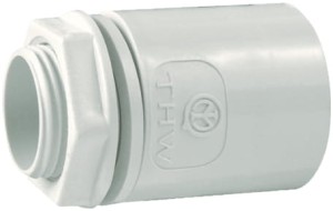 ZŁĄCZE RURA-SKRZYNKA, TS, ŚR20, GWINT M 20X1,5, IP67, SZARE, PVC, OPAKOWANIE 10 SZTUK MODEL BMTP7TS20