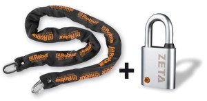 ŁAŃCUCH ZABEZPIECZAJĄCY Z KŁÓDKĄ, 8130+8139Z/10, MODEL 8131Z/8X1000, 8X1000MM