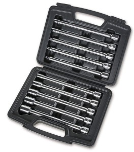 KOMPLET 10 DŁUGICH NASADEK 3/8 TORX WEWNĘTRZNE E6-E20, MODEL 910FTX-XL/C10