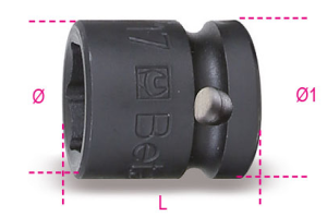 NASADKA UDAROWA 1/2 KRÓTKA 13MM, MODEL 720S/13