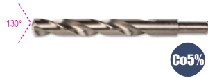 WIERTŁO CYLINDR. KRÓTKIE HSS-Co 14,00MM, MODEL 415CO-A/14