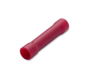ŁĄCZNIK PRZEWODÓW NA STYK IZOLOWANY, 0.25-1.5 MM2, DO ZACISKANIA, CZERWONY, PVC, OPAKOWANIE 25 SZTUK, MODEL BM00160S1