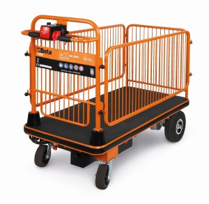 WÓZEK PLATFORMOWY ELEKTRYCZNY Z PANELAMI, MODEL 4800/C48M