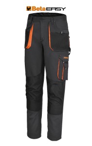 SPODNIE ROBOCZE BETA EASY, PŁÓTNO T/C SZARE, MODEL 7900G