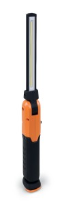 LAMPA INSPEKCYJNA LED, AKUMULATOROWA, Z DWOMA ŹRÓDŁAMI ŚWIATŁA, Z PRZEGUBEM, OBROTOWA 180º, Z PODSTAWĄ MAGNETYCZNĄ I HAKIEM, MODEL 1838AM