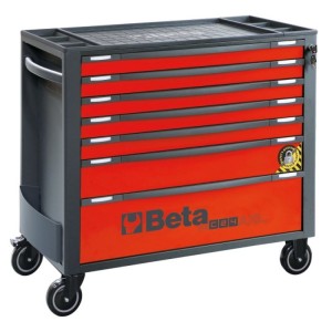 WÓZEK NARZĘDZIOWY RSC24AXL Z 7 SZUFLADAMI KOLOR CZERWONY, MODEL 2400/RSC24AXL/7-R