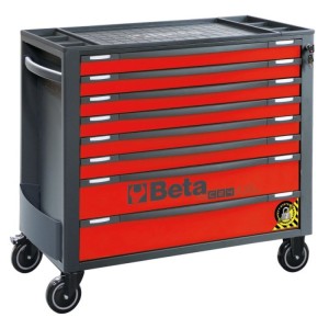 WÓZEK NARZĘDZIOWY RSC24AXL Z 8 SZUFLADAMI, KOLOR CZERWONY, MODEL 2400/RSC24AXL/8-R