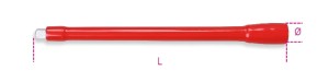 Przedłużacz 3/8  ,w izolacji do 1000V, 265mm, model 910MQ/22