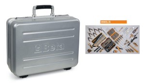 WALIZKA NARZĘDZIOWA Z ALUMINIUM, Z ZESTAWEM 98 SZT. NARZĘDZI, MODEL 2033LEL/B