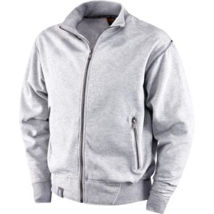 BLUZA DAVOS ZAPINANA NA ZAMEK, JASNO-SZARA, MODEL 455072