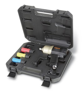 KLUCZ UDAROWY PNEUMATYCZNY, DWUKIERUNKOWY, Z ZABIERAKIEM 1/2, MODEL 1927CD Z ZESTAWEM 3 NASADEK 720LC 17-19-21MM, W PUDEŁKU, MODEL 1927CD/K3