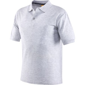 KOSZULKA POLO ECO, 100% BAWEŁNY, JASNOSZARA, MODEL 471029