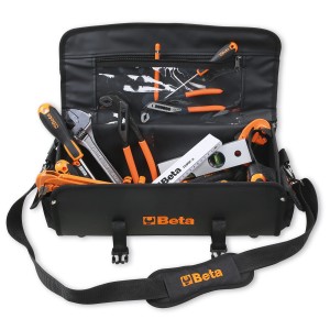 Torba narzędziowa z tkaniny z zestawem 24 narzędzi dla hydraulików, model 2109MTID/1