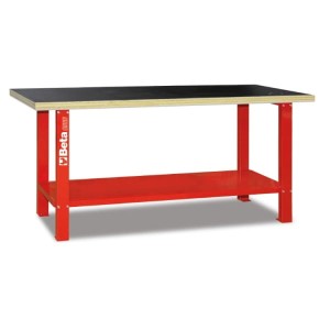 STÓŁ WARSZTATOWY C56B CZERWONY, MODEL 5600/C56B-R
