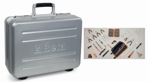 WALIZKA NARZĘDZIOWA Z ALUMINIUM  Z ZESTAWEM 57 SZT. NARZĘDZI, MODEL 2033LEL/A