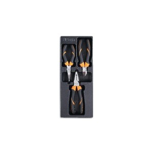 ZESTAW 3 SZT. SZCZYPIEC WE WKŁADZIE PROFILOWYANYM ABS, MODEL 2424/T124