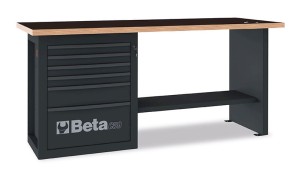 STÓŁ WARSZTATOWY C59A SZARY, MODEL 5900/C59A-A