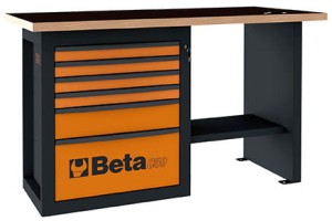 STÓŁ WARSZTATOWY C59C POMARAŃCZOWY, MODEL 5900/C59C-O