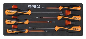 KOMPLET WKRĘTAKÓW 6SZT W MIĘKKIM WKŁADZIE PROFILOWANYM, MODEL 2450/M201