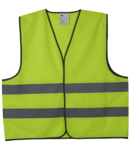 KAMIZELKA OSTRZEGAWCZA O INTENSYWNEJ WIDZIALNOŚCI ŻÓŁTA, 2 TAŚMY ODBLASKOWE, MODEL VWEN01Y ROZMIAR UNIWERSALNY