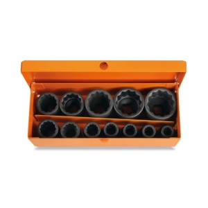 KOMPLET 12 NASADEK UDAROWYCH DWUNASTOKĄTNYCH, MODEL 720B/C12