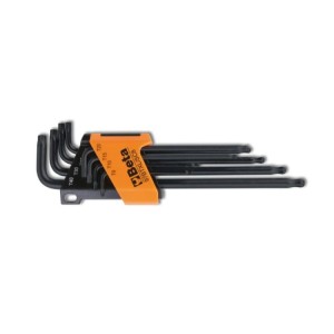 KOMPLET 8 KLUCZY TRZPIENIOWYCH RTX Z KOŃCÓWKĄ KULISTĄ, DŁUGICH, MODEL 97BRTXL/SC8